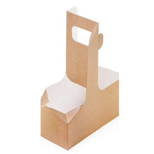 Держатель для 2-х стаканов картонный Cupholder 160х80х80 500шт OCK